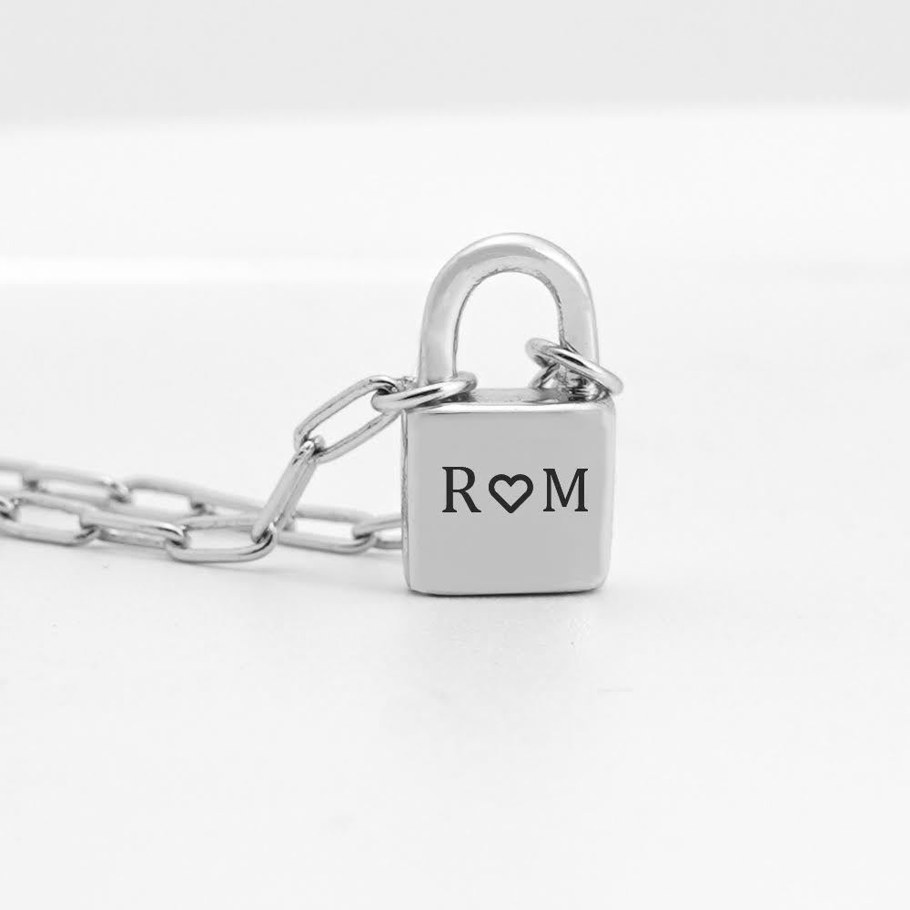 Personalized Lock Necklace