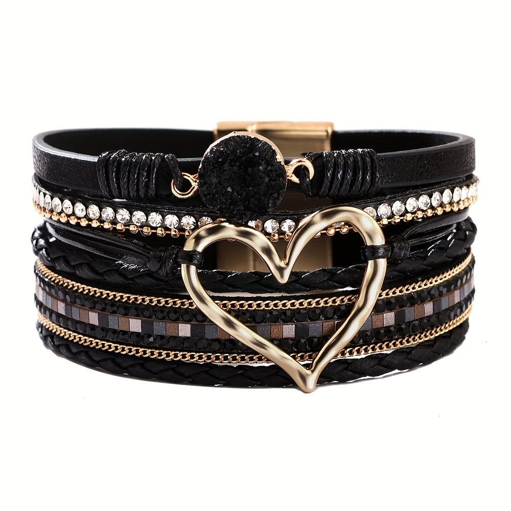 The Woven Leather Wrap Bracelet
