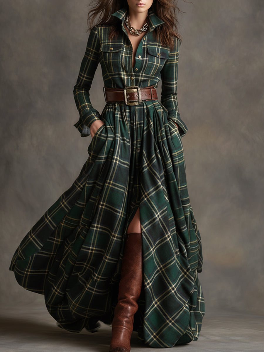 Scarlett | Belted Shirt Dress