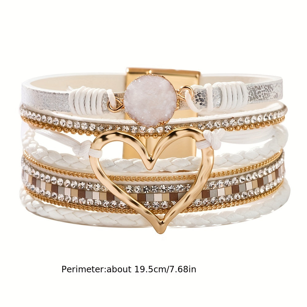 The Woven Leather Wrap Bracelet