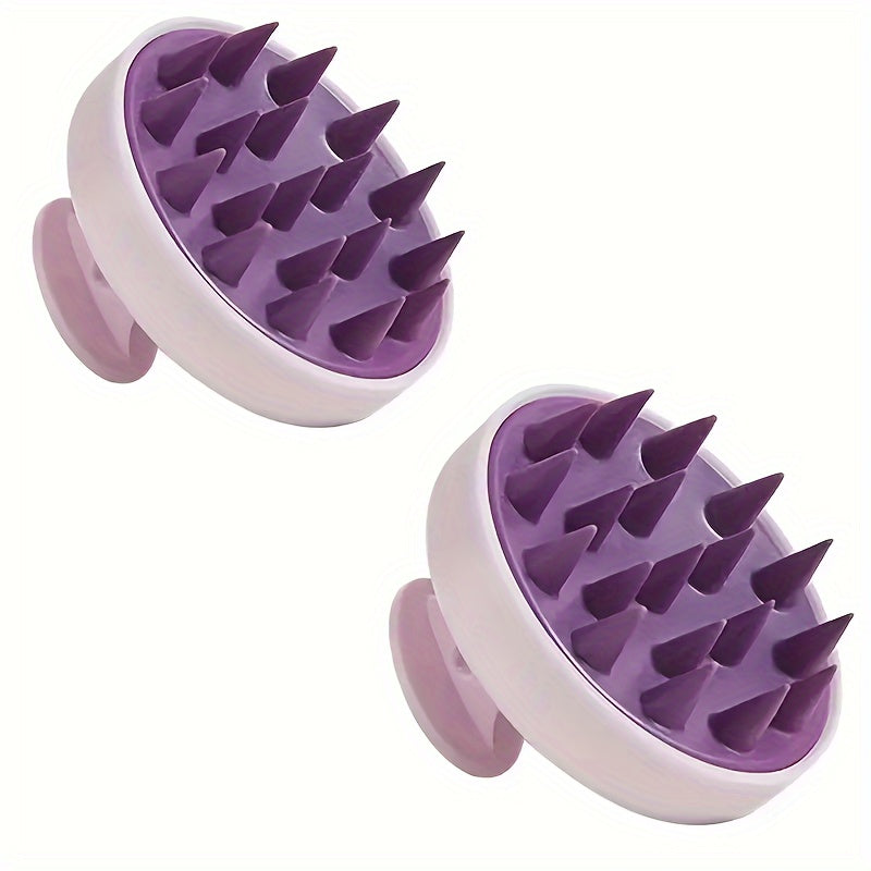 WANMEI New Candy-Colored Scalp Massage Head Silicone Shampoo Brush Hair Washing Tool Massage Comb Anti-Itch Head Scraper