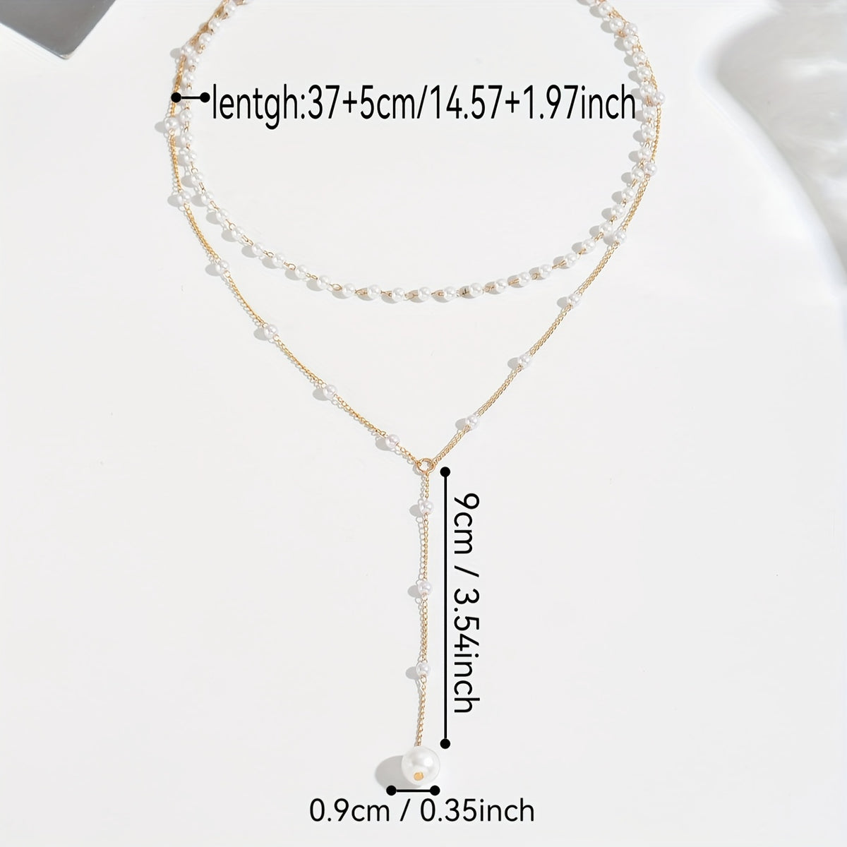 Elegant Business Double-Layer Necklace