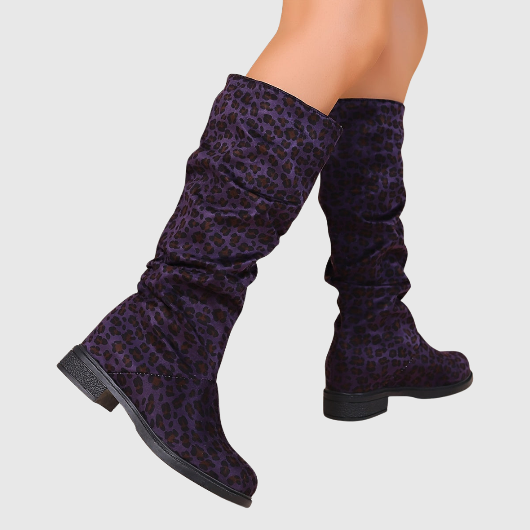 SELAH | LEOPARD MID-CALF BOOTS