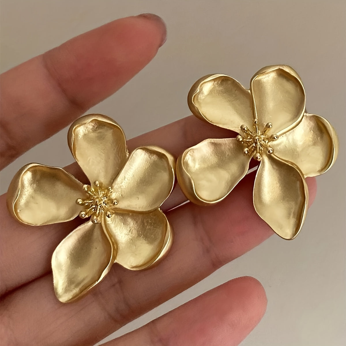 The French Flower Statement Earrings