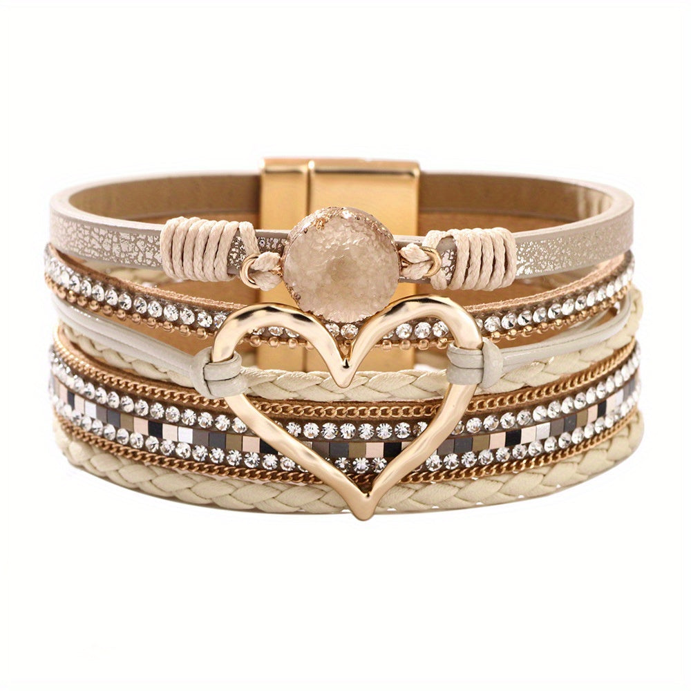 The Woven Leather Wrap Bracelet