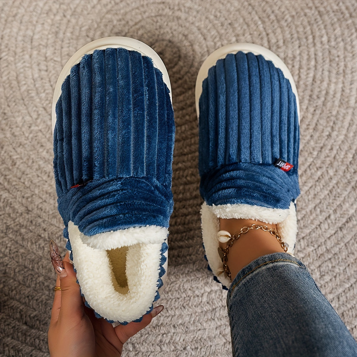 Fluffy Home Boots