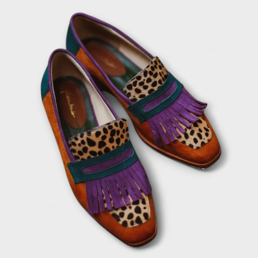 ROMY - POLISHED BROWN LOAFER