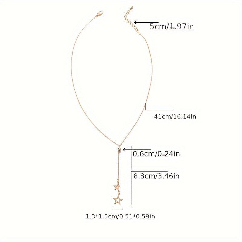 The Circle Bar Pendant Necklace