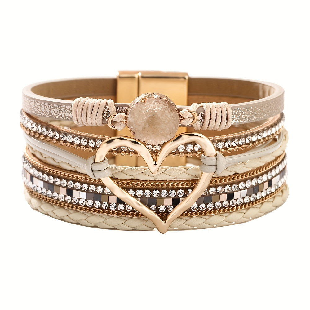 The Woven Leather Wrap Bracelet