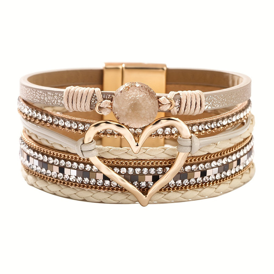 The Woven Leather Wrap Bracelet
