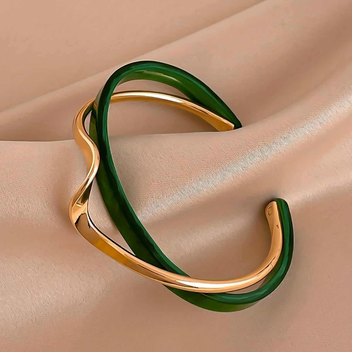 The Golden Wave Cuff