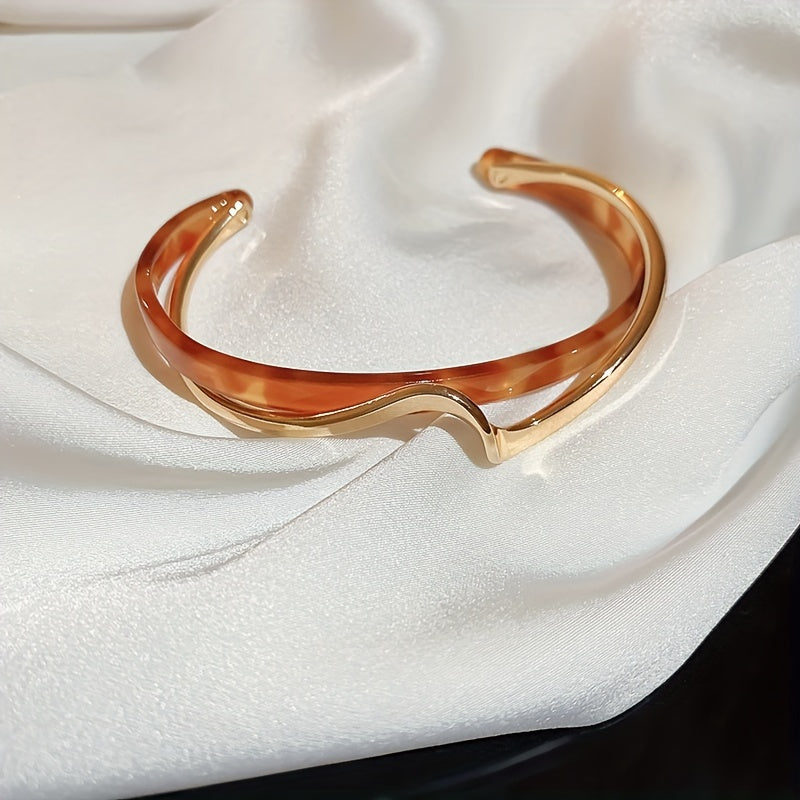 The Golden Wave Cuff