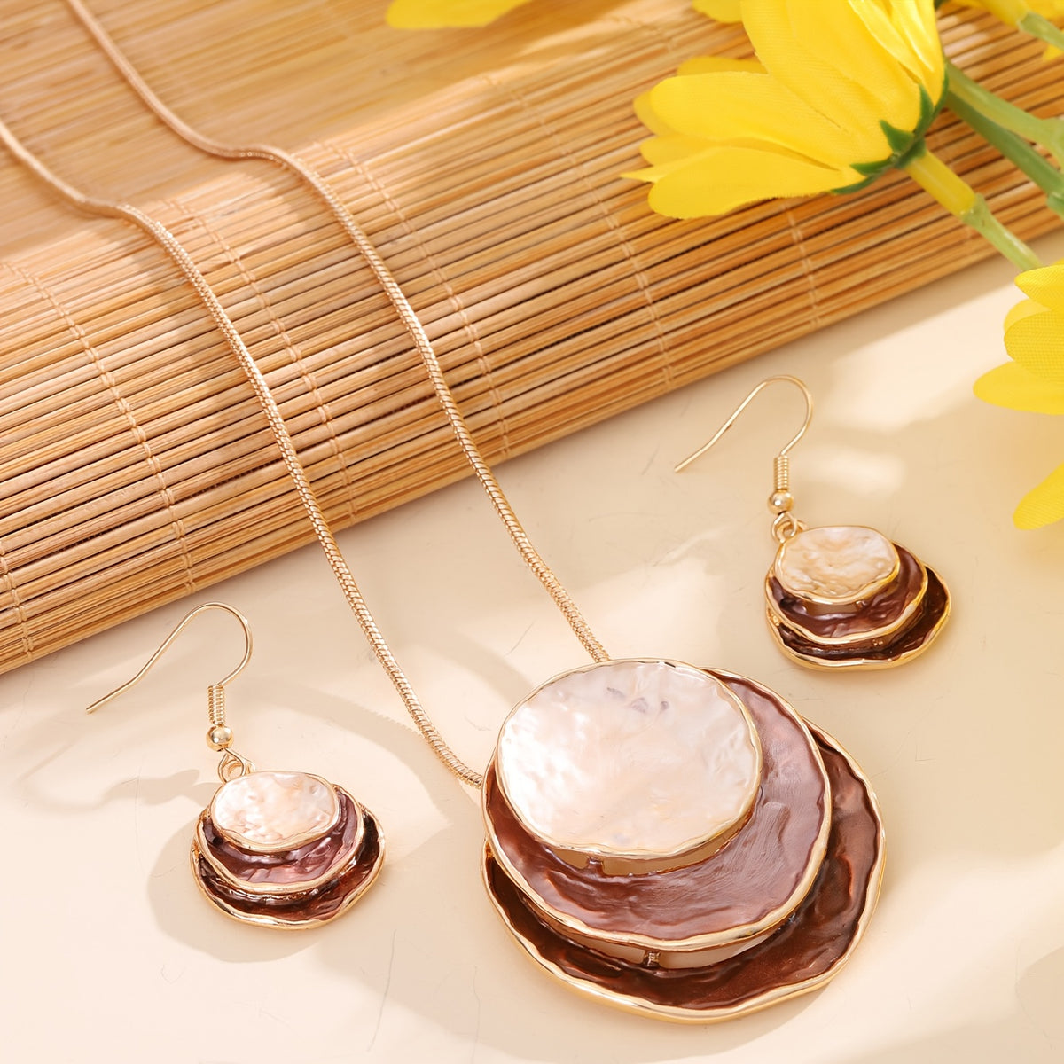 The Boho Enamel Jewellery Set