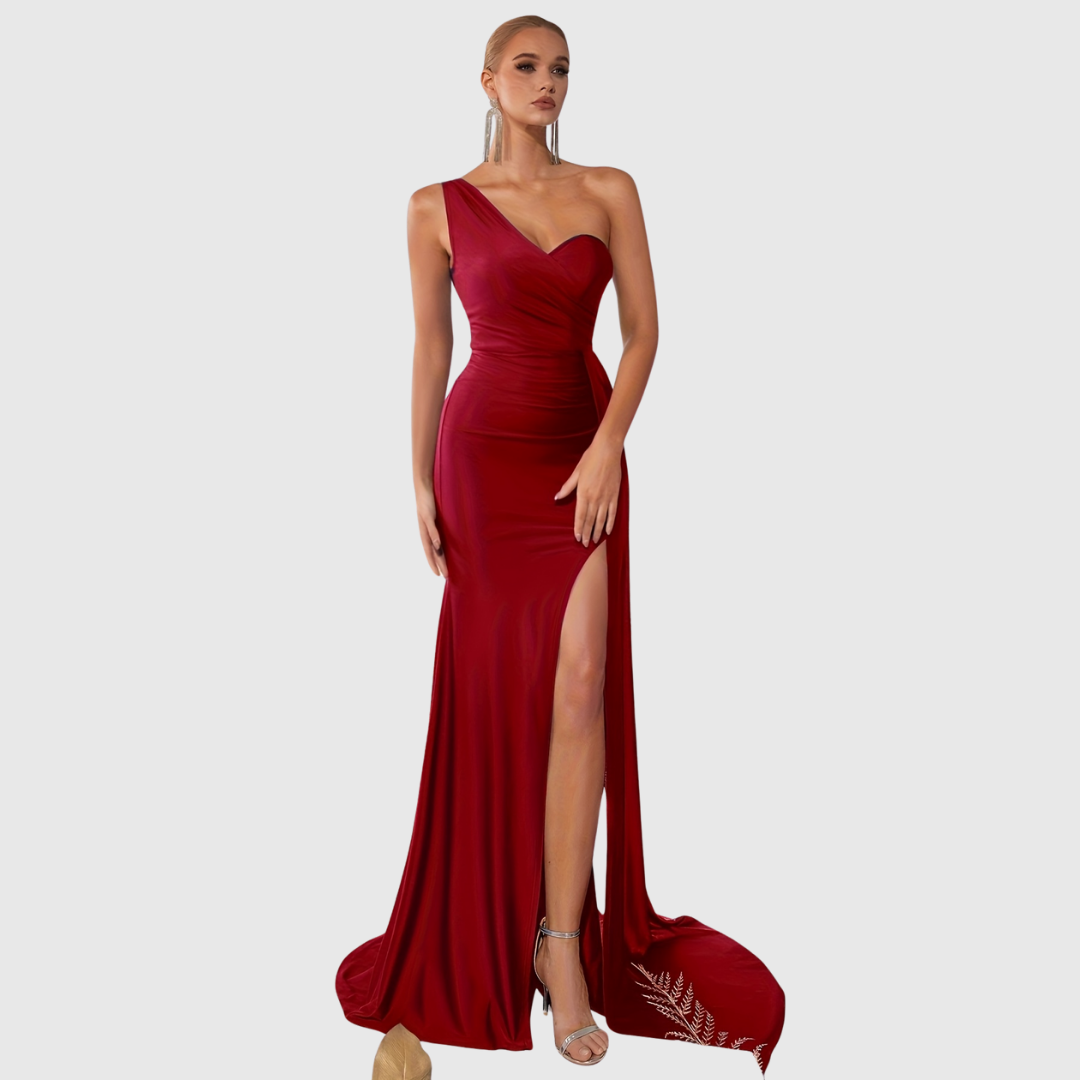 SELVYNA | ONE-SHOULDER MERMAID GOWN