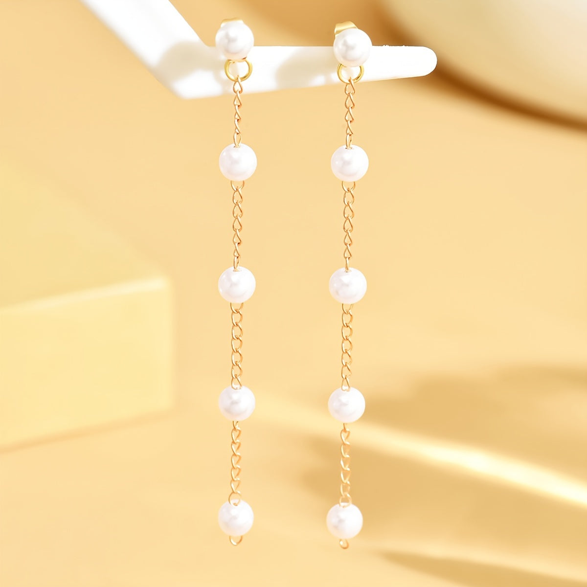 Faux Pearl Earrings