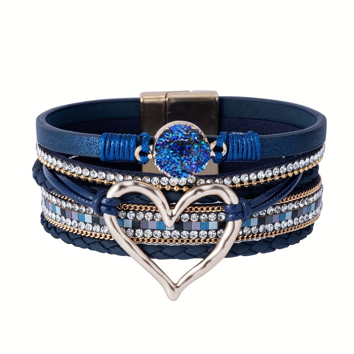 The Woven Leather Wrap Bracelet
