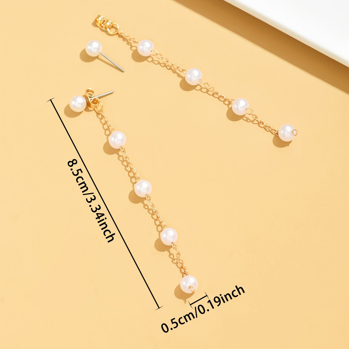 Faux Pearl Earrings