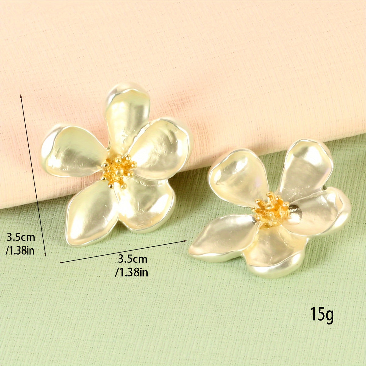 The French Flower Statement Earrings