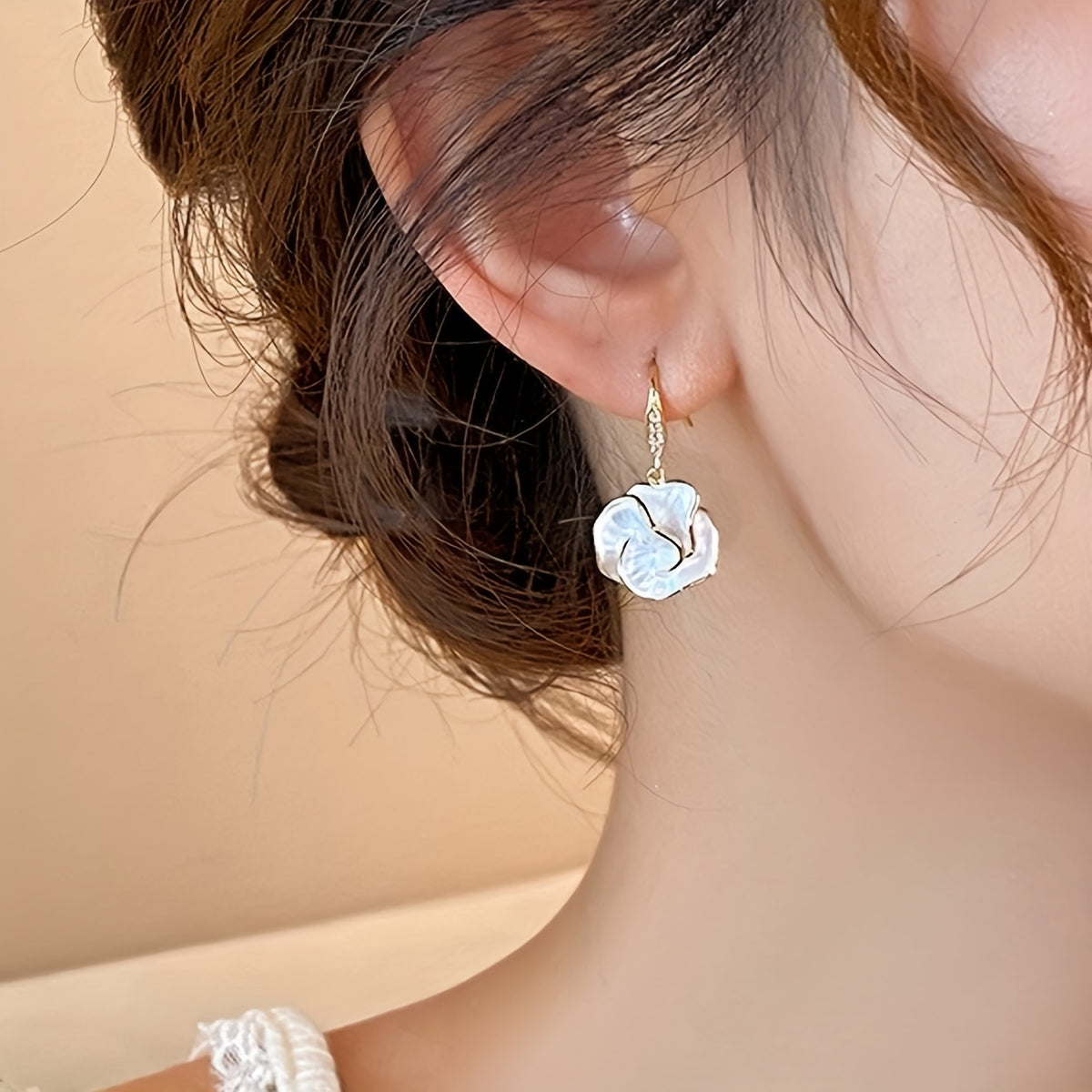The Camellia Drop Earrings