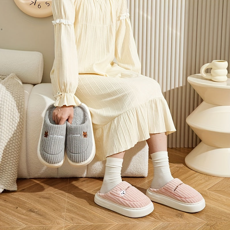 Home Warm Slippers - Solid Color