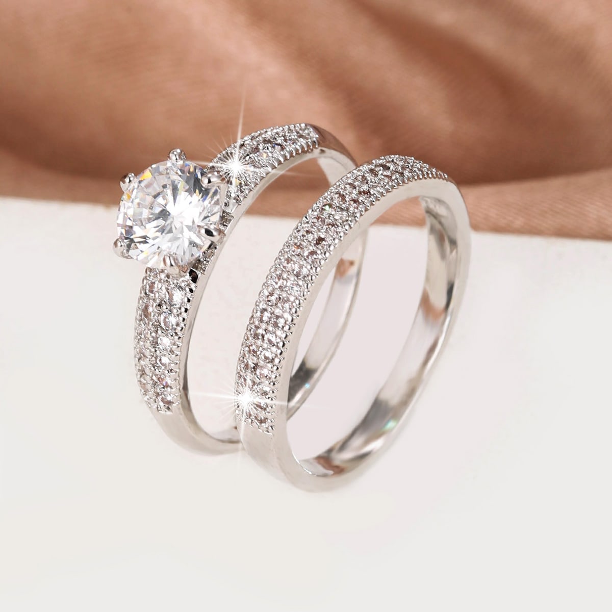 The Eternity Band Ring Set — 2pcs