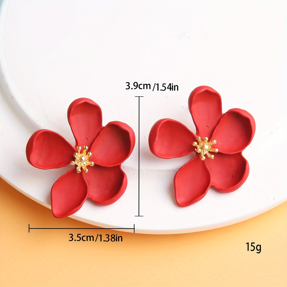 The French Flower Statement Earrings