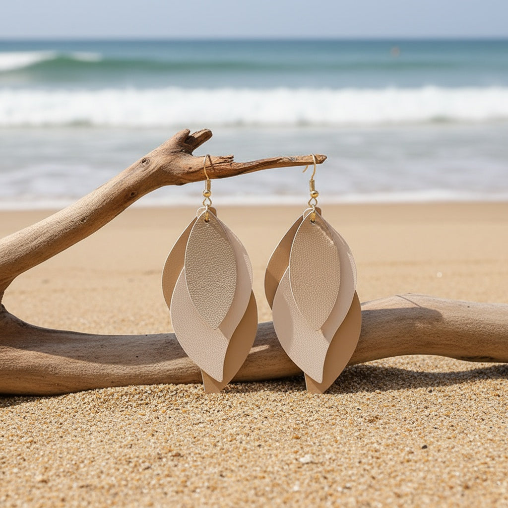 The Cascading Leaf Earrings