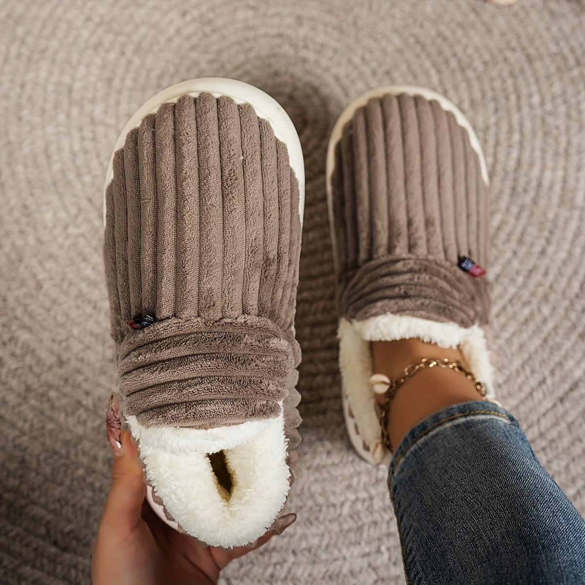 Fluffy Home Boots