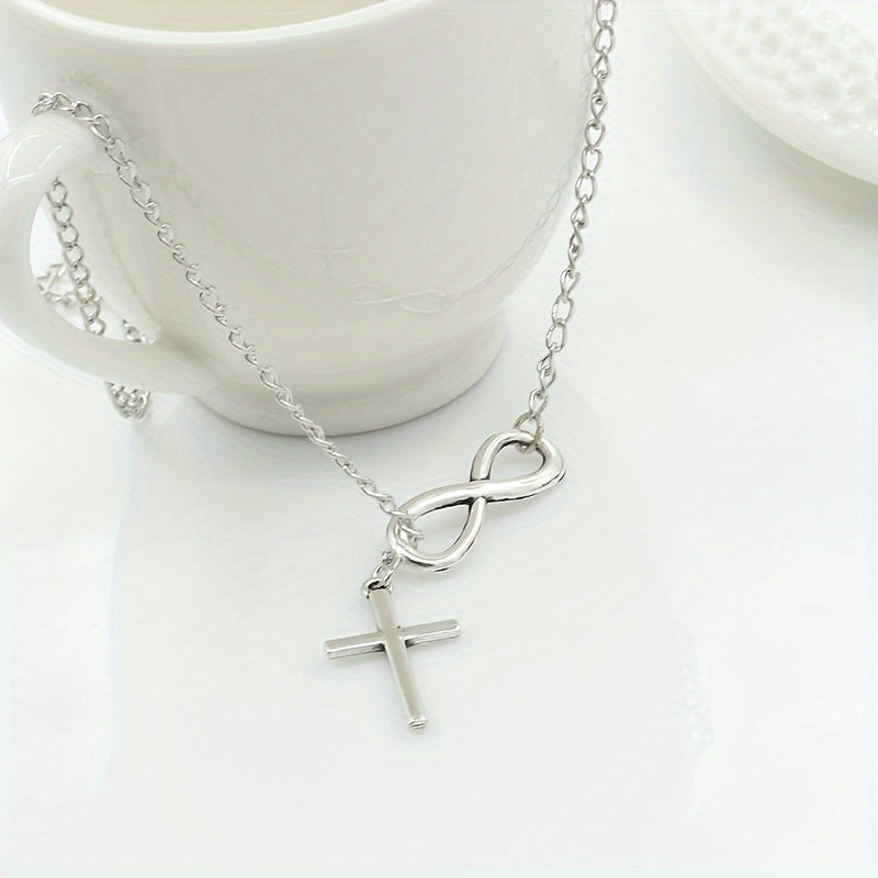 The Infinity Cross Necklace