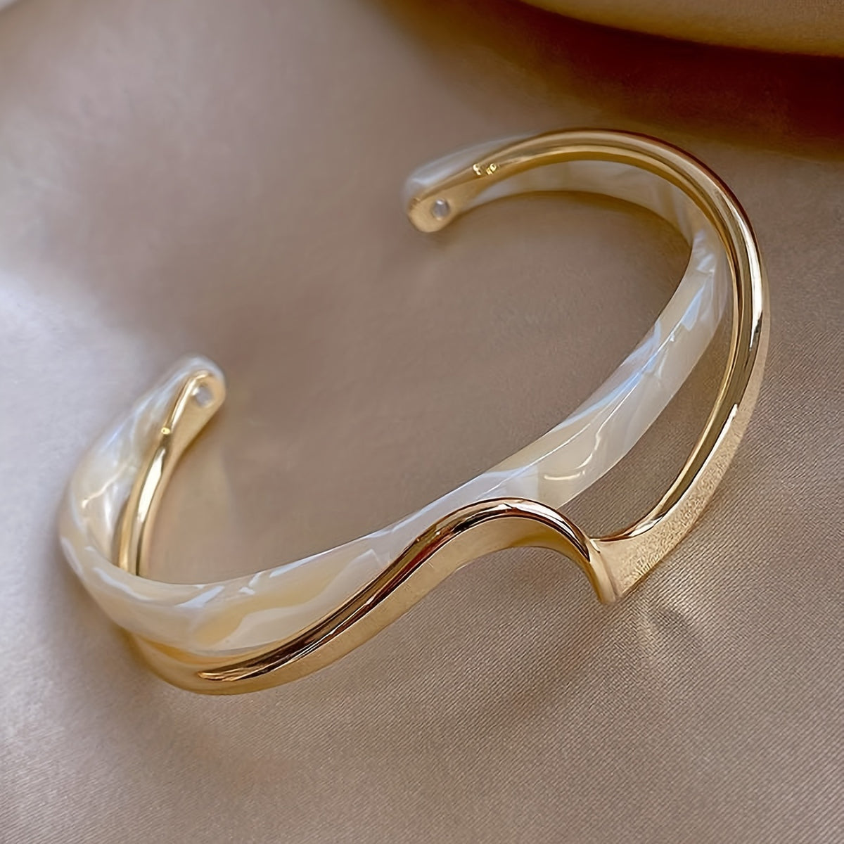 The Golden Wave Cuff