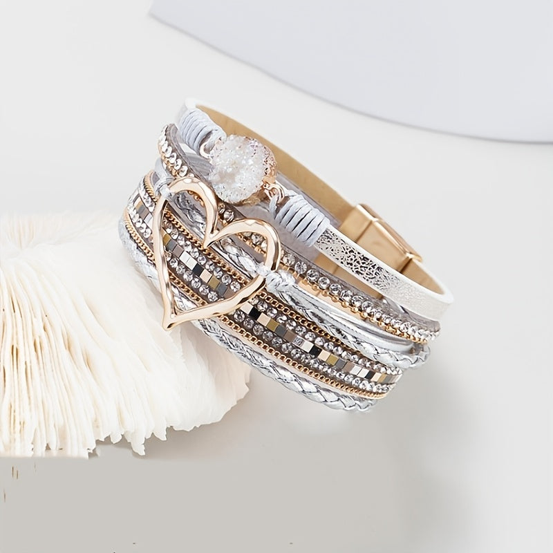 The Woven Leather Wrap Bracelet