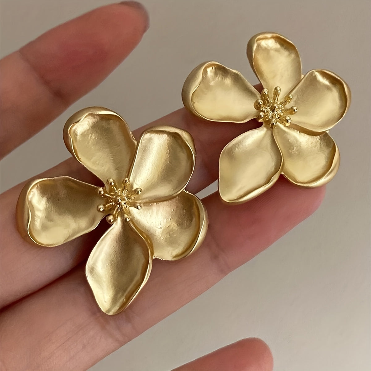 The French Flower Statement Earrings