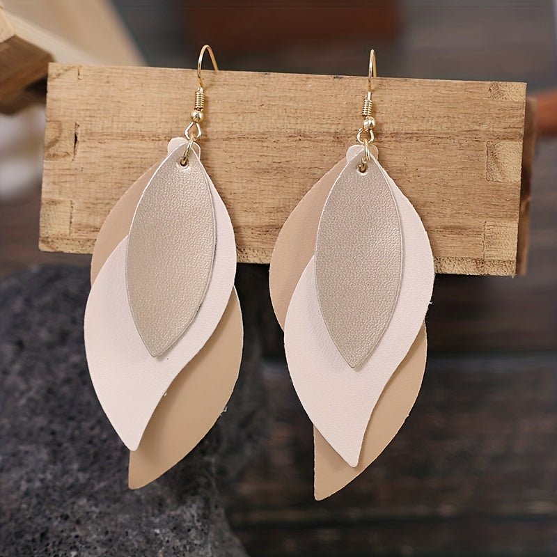 The Cascading Leaf Earrings
