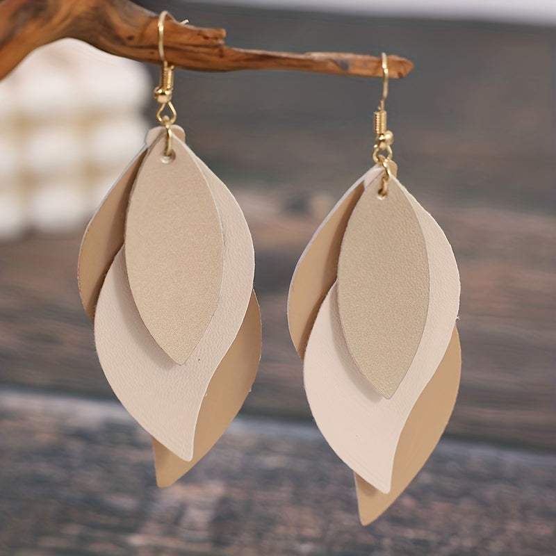 The Cascading Leaf Earrings