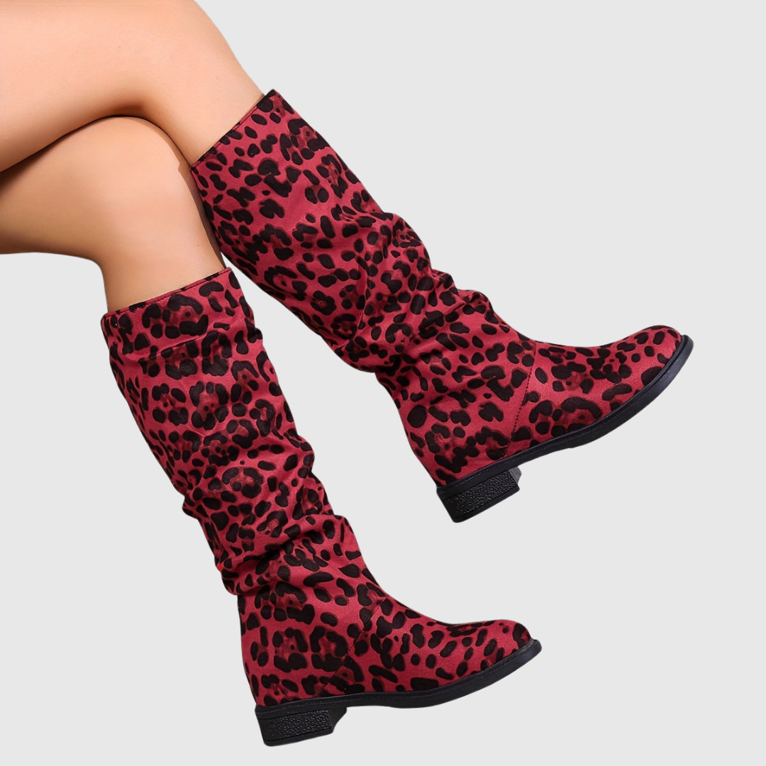 SELAH | LEOPARD MID-CALF BOOTS