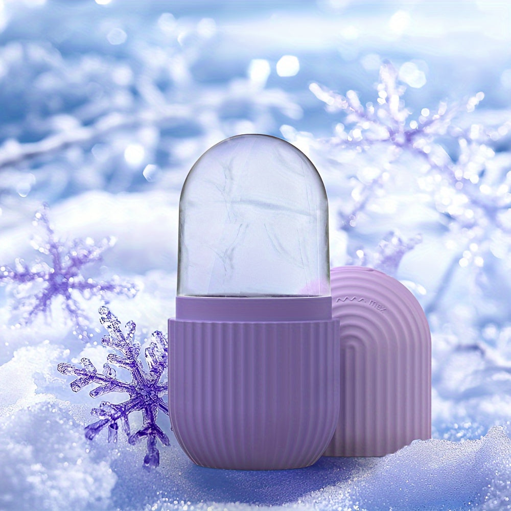 1pc Striped Ice Roller for Face