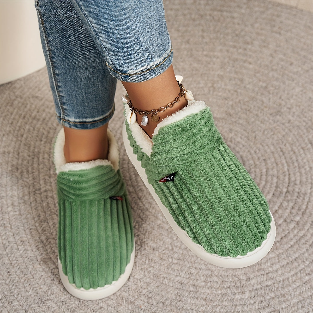 Fluffy Home Boots