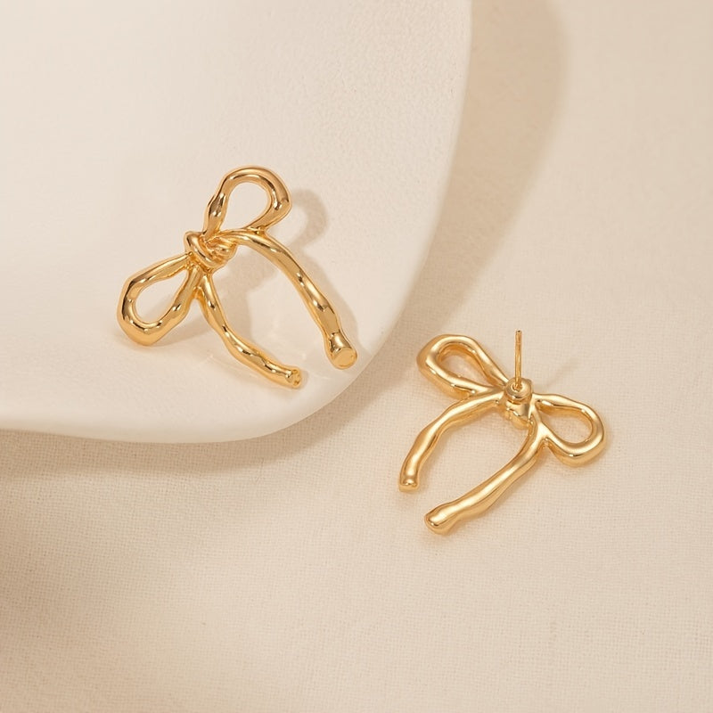 The Ribbon Bow Studs