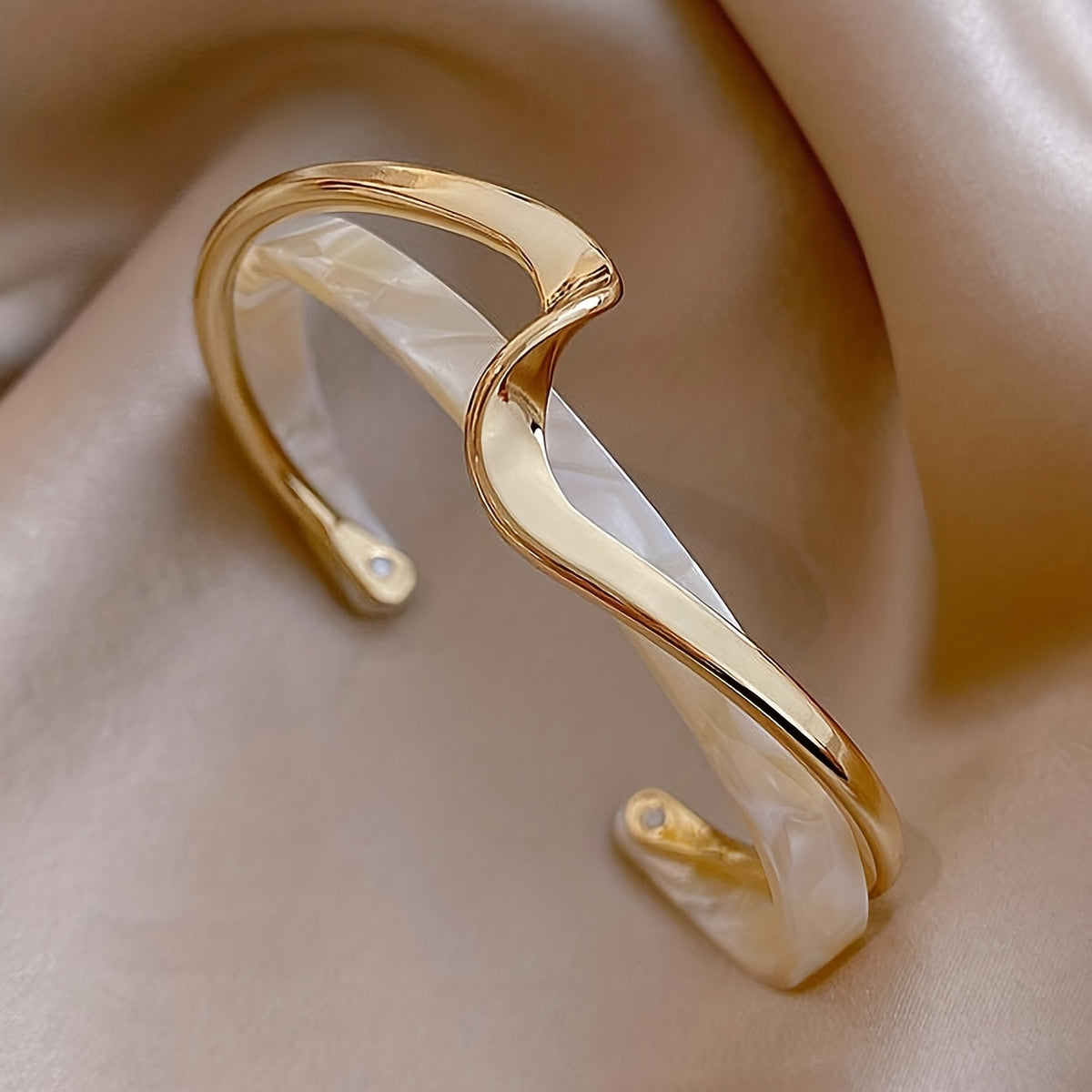 The Golden Wave Cuff