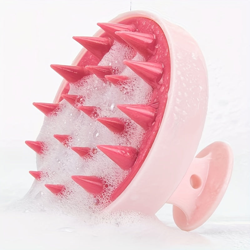 WANMEI New Candy-Colored Scalp Massage Head Silicone Shampoo Brush Hair Washing Tool Massage Comb Anti-Itch Head Scraper
