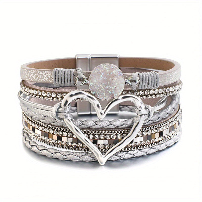 The Woven Leather Wrap Bracelet