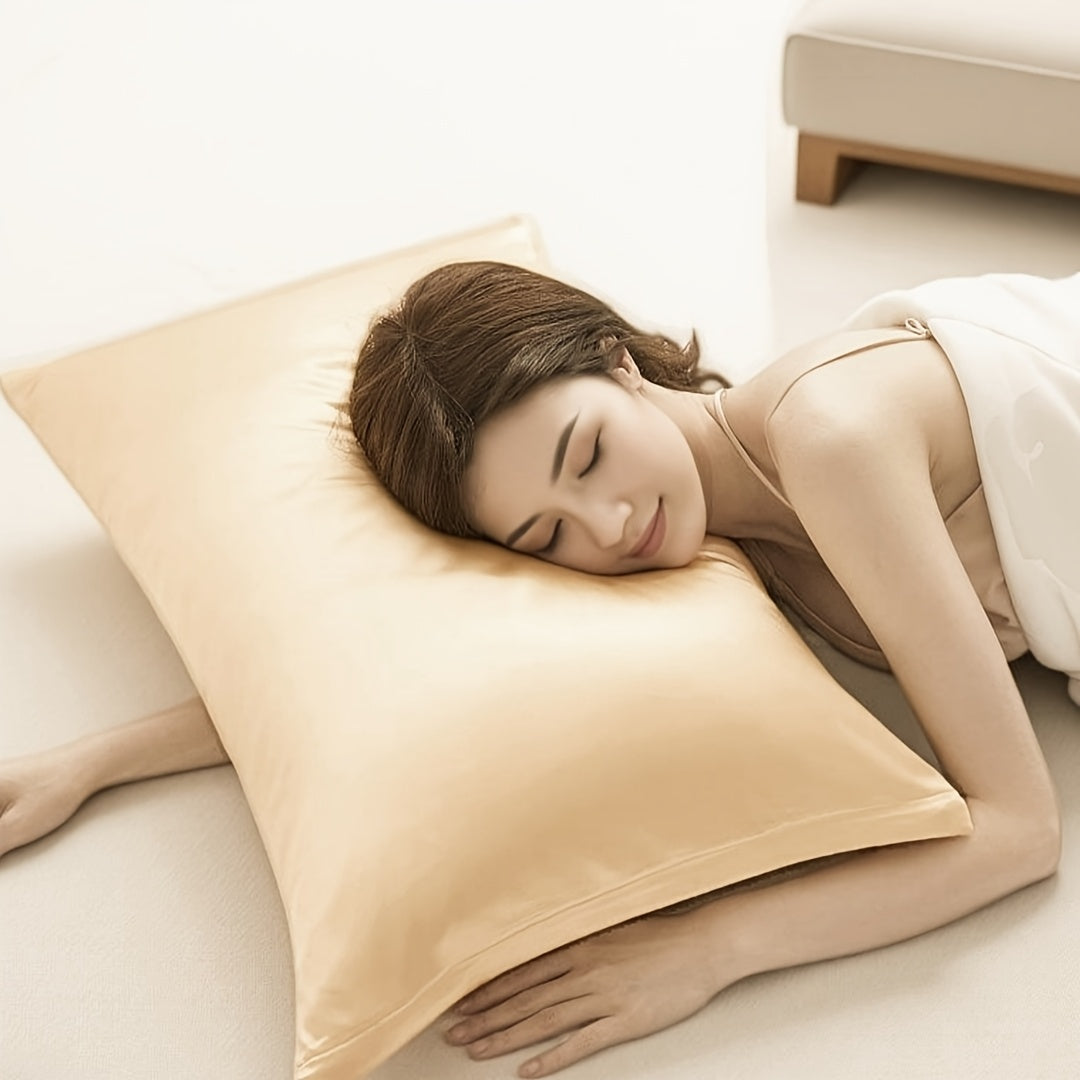 2pcs Satin Pillowcase Set for Skin and Hair, Soft, Breathable, Smooth, and Cooling Pillow Covers for Sleeping