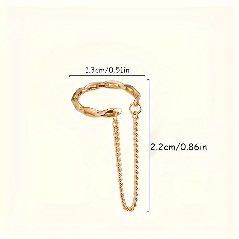 The Chain Tassel Ear Cuff
