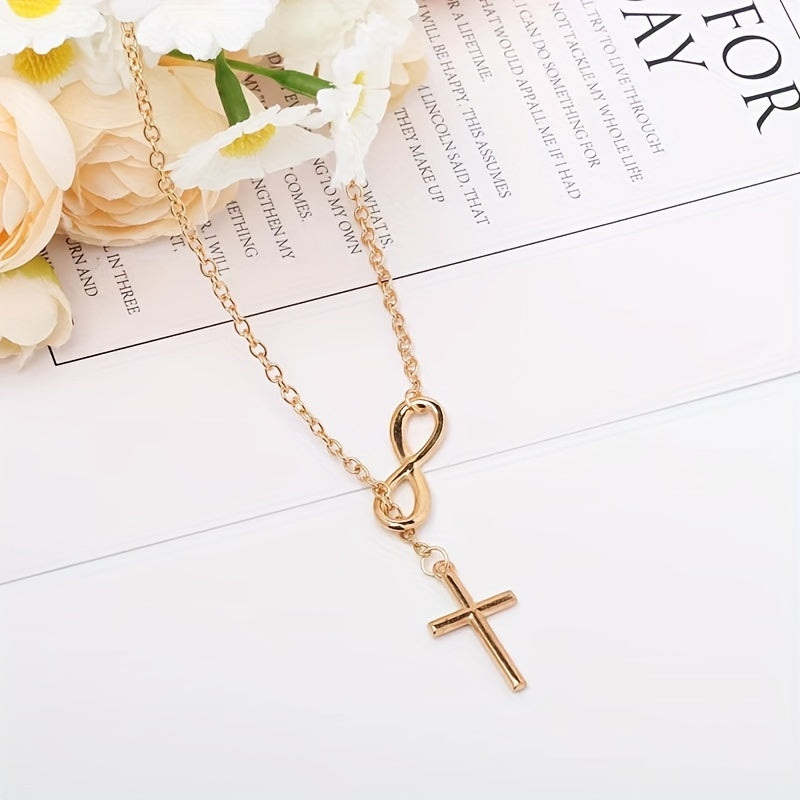 The Infinity Cross Necklace