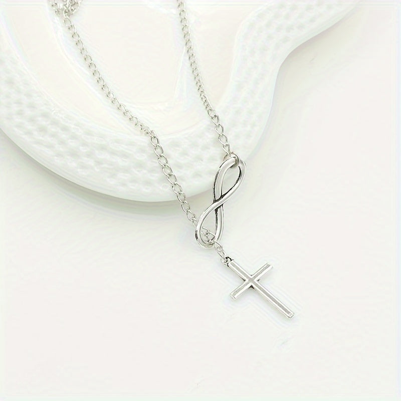 The Infinity Cross Necklace