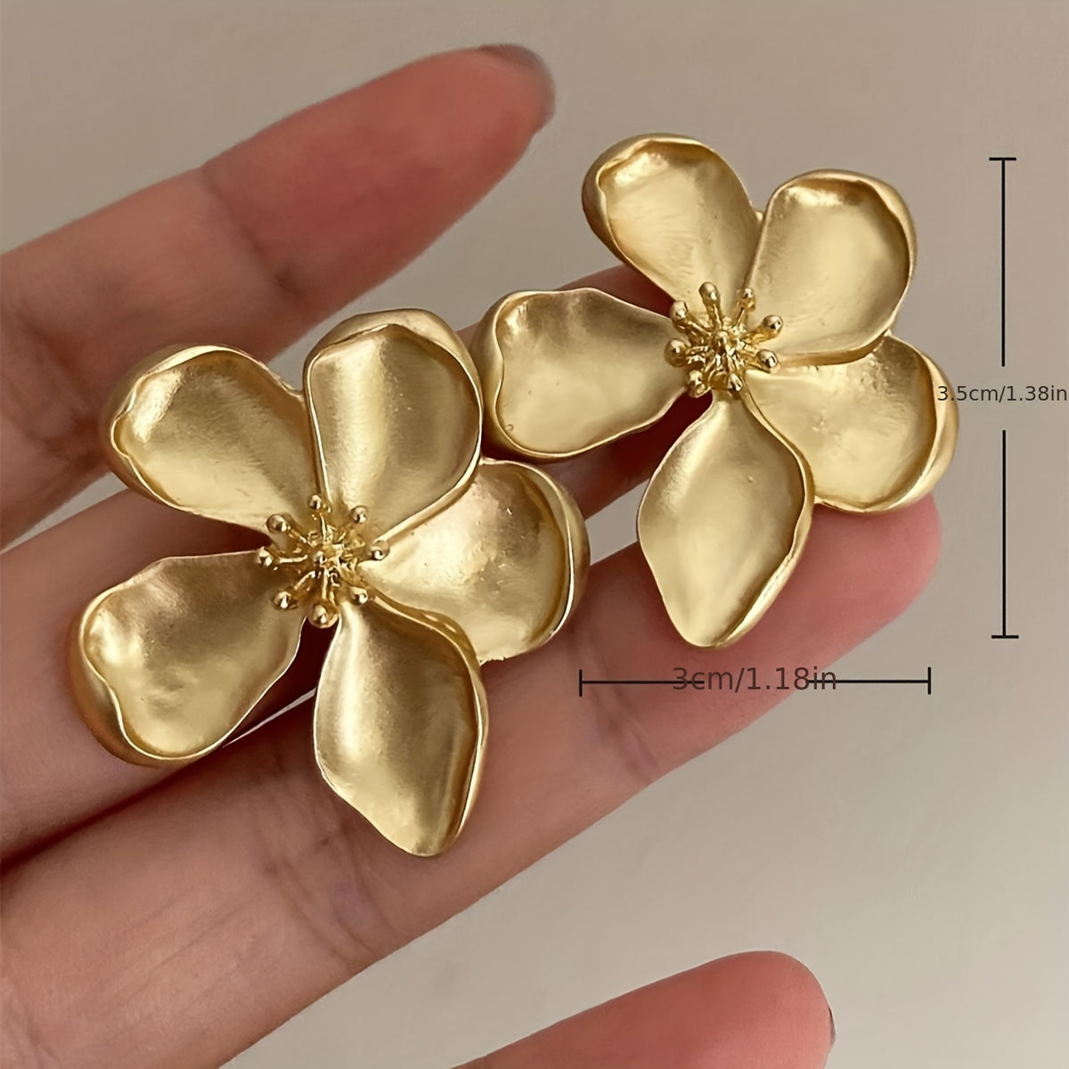 The French Flower Statement Earrings