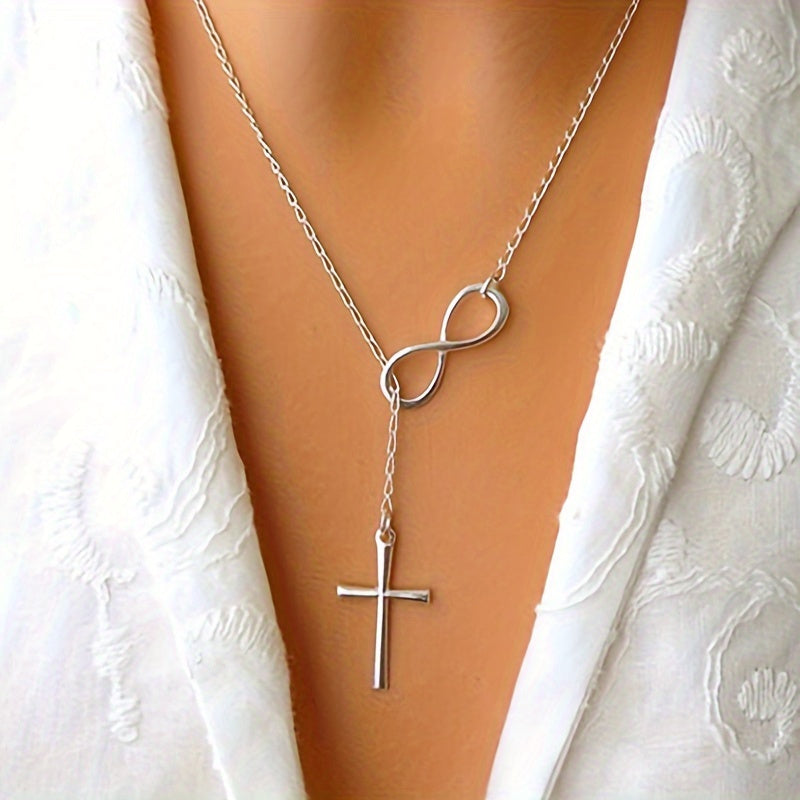 The Infinity Cross Necklace