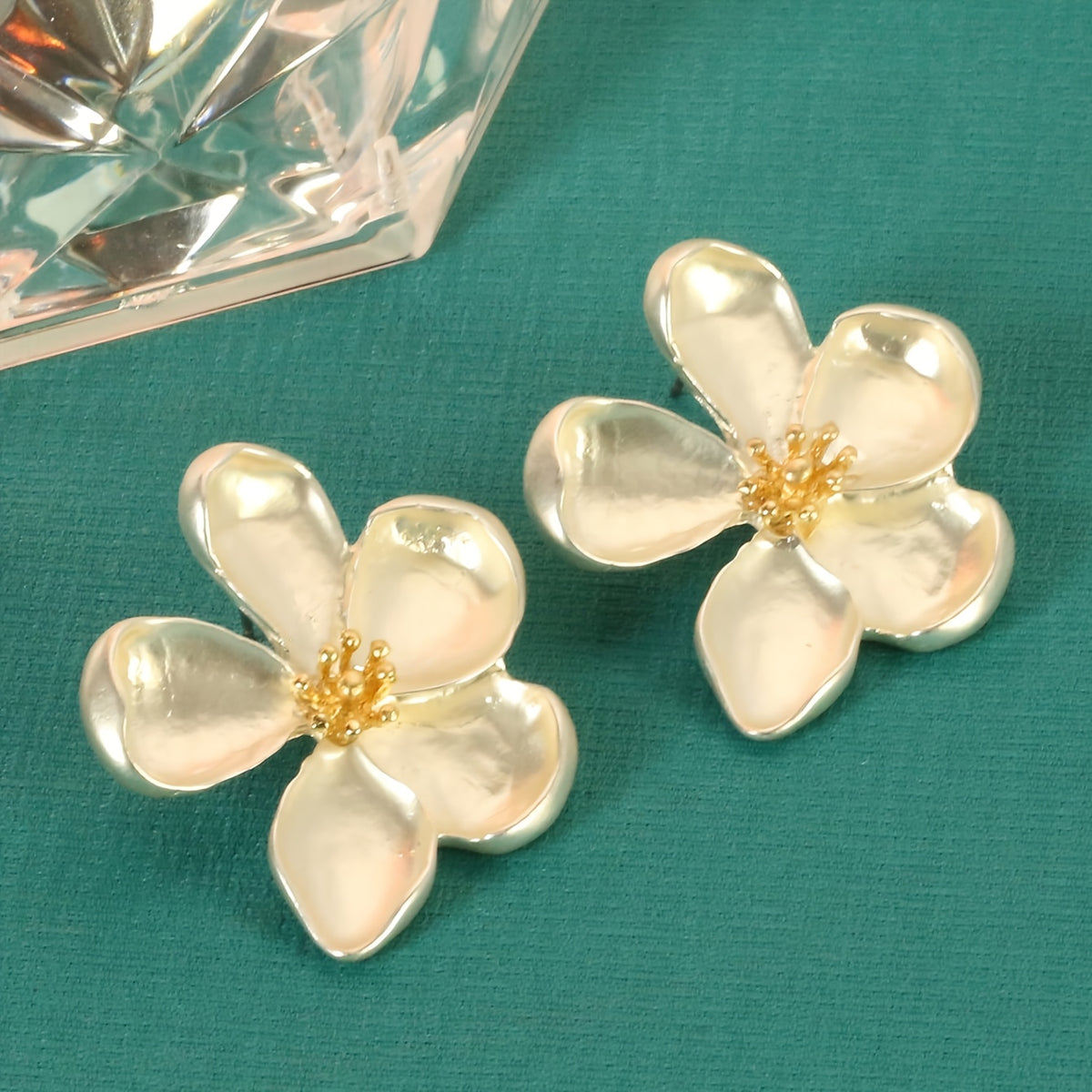 The French Flower Statement Earrings