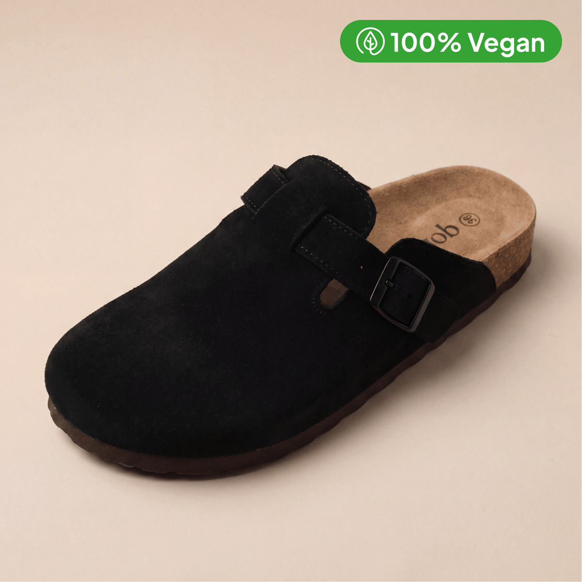 100% Vegan Suede Clogs by Zenvy