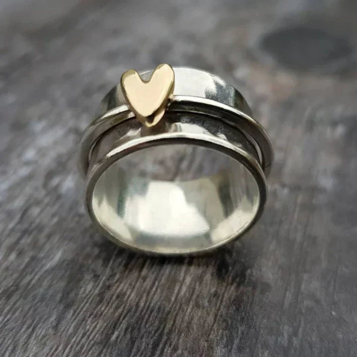 The Heart Charm Ring